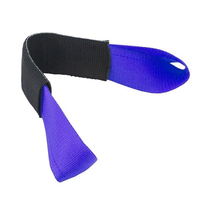 2" x 6' ATV & Motorcycle Ratchet Strap Pack - 4 Tie-Down S-Hook Straps, Soft Loops, Strap Bands & Duffle Bag - 3,335 lb. WLL - Blue - color: blue