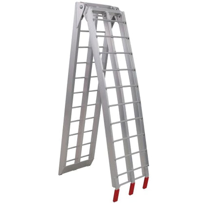 7.5FT Aluminum Loading Ramps, 1500 Lbs Capacity per Pair, with Safety Straps, Motorcycle Ramp, ATV Truck Ramps, Four Wheeler Ramps for Trucks, Lawn Mower, UTV, 1 Pair