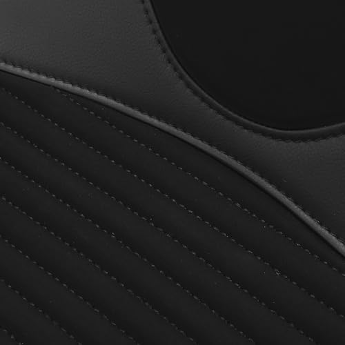 C.C. RIDER Low-Profile Rider&Passenger Seat Fit for Harley Touring 2023-2025 CVO Street Glide FLHXSE CVO Road Glide FLTRXSE 2024-2025 Street Glide FLHX Road Glide FLTRX FLTRXSTSE - size: 08# Black+ Red Stitchs