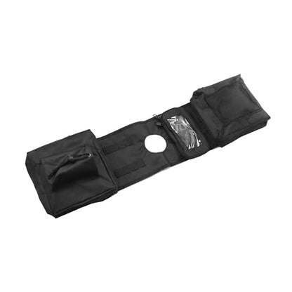 1-Pack Quad ATV 4-Wheeler Saddlebags Cargo Pouch Storage UTV Motorcycle Gas Tank Saddle Bag for Polaris Sportsman 450 570 850 XP 1000 Black 600D Oxford Replace Parts Vehicle Components