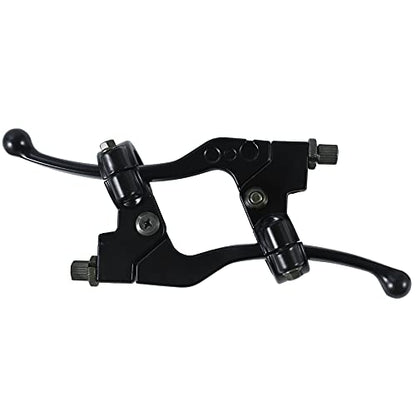 Stylemafia Left Right 7/8" 22mm Clutch Brake Handle Levers Perch Compatible with Honda XR80 XR100 CRF70 CRF80 CRF100 Pit Dirt Motor Bike Motocross