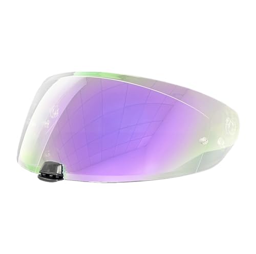 HJ-31 Helmet Visor for i70/i10,UV Protection Windproof Moto Helmet Visor Shield Helmet Accessories Compatible with HJC i70 i10(Revo Clear Purple) - color: Revo Clear Purple