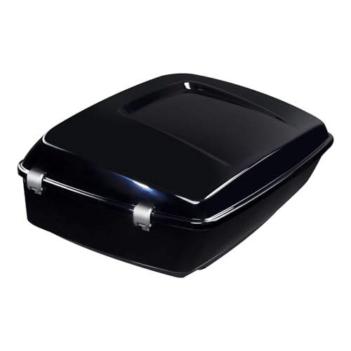 TCMT King Trunk Fit for Harley Touring 2014-2025 CVO Road King Road Glide Street Glide Electra Glide Ultra Limited Mako Shark Fade Pack - color: Mako Shark Fade(No Speaker Holes)