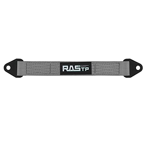 RASTP Limit Strap, Premium Quad Wrap Limit Strap Car Hauler Axle Straps Truck Wrecker Wheel Tie Down Strap with 10,000 Lb Webbing Strength (16 Inch, Gray) - color: Gray, size: 16 Inch