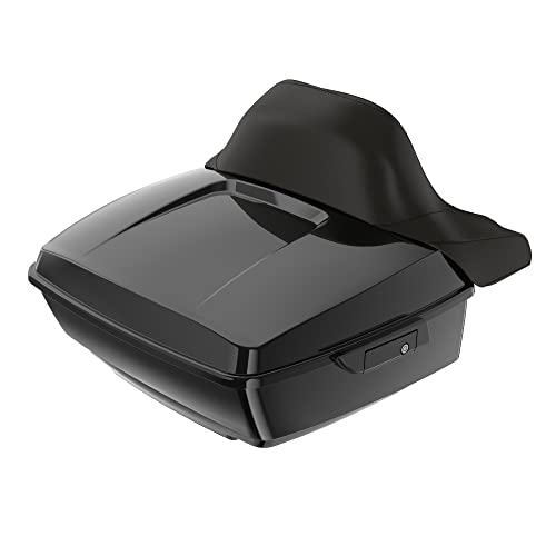 Moto Onfire Black Hole Tour Trunk Luggage Latches Hinges Fit for AB Harley Touring Razor Chopped King Tour Trunk Luggage - color: Black Hole
