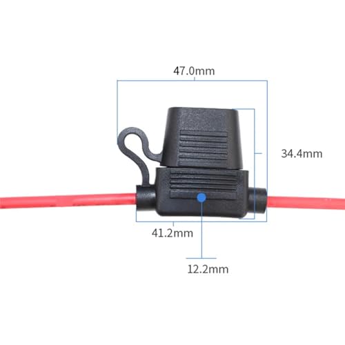 8Pcs Inline Fuse Holder Standard ATC ATO Add-a-Circuit Car Fuse Holder TAP Adapter 5A Blade Automotive Fuse Holder for Automotive Marine CFH-ILATO-PT5A - color: CFH-ILATO-PT5A