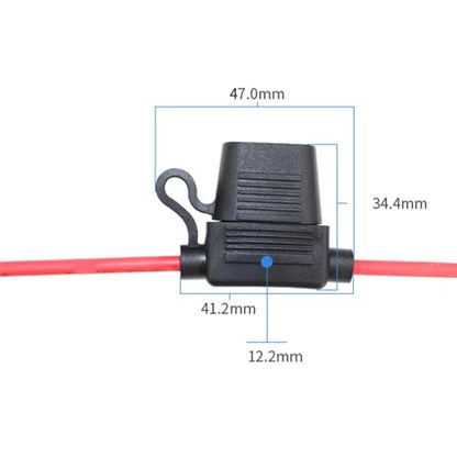 8Pcs Inline Fuse Holder Standard ATC ATO Add-a-Circuit Car Fuse Holder TAP Adapter 7.5A Blade Automotive Fuse Holder for Automotive Marine CFH-ILATO-PT705A - color: CFH-ILATO-PT705A