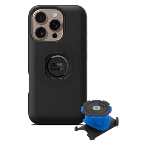 Quad Lock Stem/Handlebar Bike Phone Holder Kit with MAG Phone Case for iPhone 16 Pro - size: iPhone 16 Pro