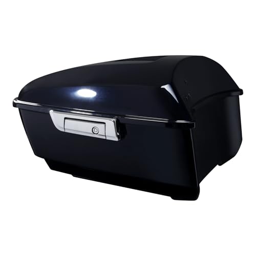TCMT King Trunk Fit for Harley Touring 2014-2025 CVO Road King Road Glide Street Glide Electra Glide Ultra Limited Mako Shark Fade Pack - color: Mako Shark Fade(No Speaker Holes)