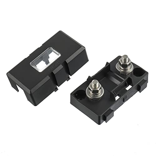 BOJACK 50 Amp AMI/Midi Fuse Holders and High Current Bolt-on Midi Fuses 50A for Cars Trucks Vehicles (Pack of 2 - style: 50 A