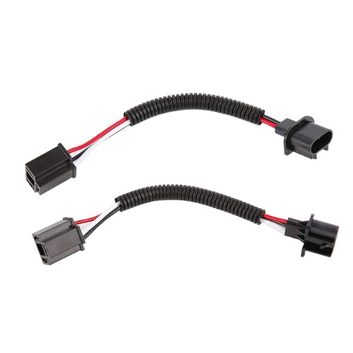BICYACO H13 to H4 Adapter Headlight Adapter Connector for Jeep Wrangler JK TJ Trucks Cable-2 PCS - color: H13 to H4 Wire Harness