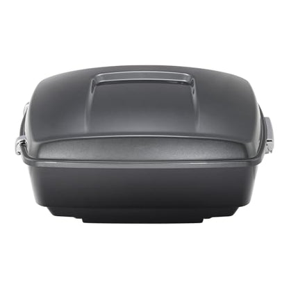 TCMT King Motorcycle Trunk Fit for Harley Touring 2014-2025 CVO Road King Road Glide Street Glide Electra Glide Ultra Limited Pack Gauntlet Gray Metallic - color: Gauntlet Gray Metallic(No Speaker Holes)