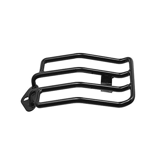 Kucehiup Motorcycle Rear Solo Seat Luggage Shelf Rack Steel Standard Rear Fender Rack Bracket for Har-Ley XL Sport-Ster 883 1200 2004-2015 Black