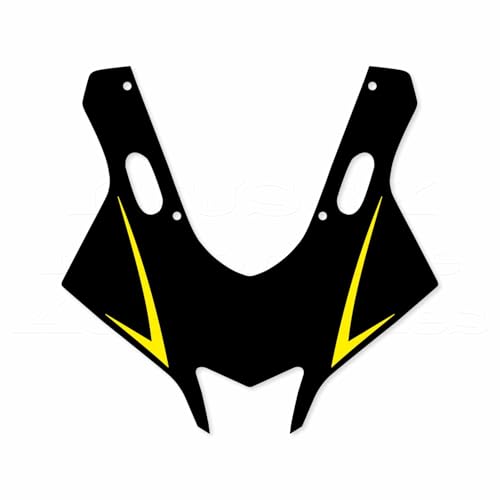 Motorcycle Front Fairing Reflective Sticker Decals,Lemon Yellow | Compatible with Yamaha YZF R25 R3 2019-2022 - color: Lemon Yellow