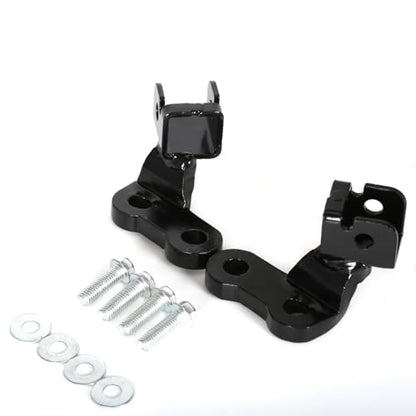 Footpeg Footrest Lowering Mounts Brackets Compatible With KLR650 2022 2023-1" 25mm Black - color: Black1