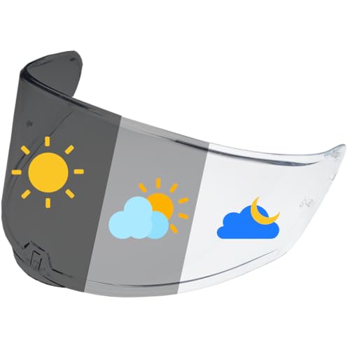 Sedici Strada 3 Helmet Visor, Helmet Face Shield Compatible with LS2 Sedici Strada 2 Strada 3 FF801 FF397 FT2 VECTOR (Photochromic) - color: Photochromic