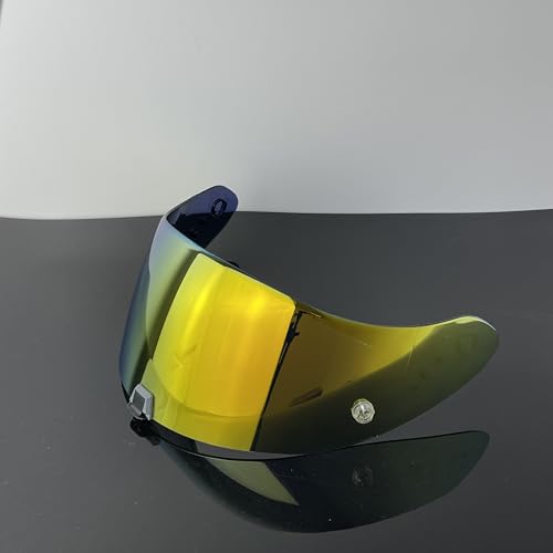 R1 Air Helmet Visor Replacement,Tinted Motorcycle Helmet Face shield Windshield lens for R1,R1 Air,R1 EVO,T520,ST1400,391 (Revo Deep Gold) - color: Revo Deep Gold