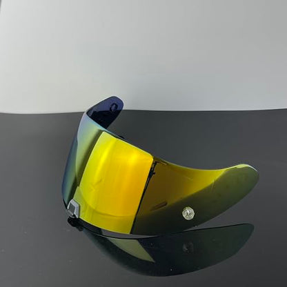 R1 Air Helmet Visor Replacement,Tinted Motorcycle Helmet Face shield Windshield lens for R1,R1 Air,R1 EVO,T520,ST1400,391 (Revo Deep Gold) - color: Revo Deep Gold