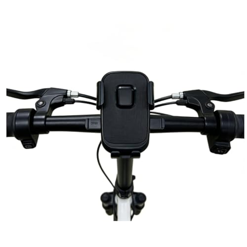 Motorcycle Phone Mount - [Dual Shock Absorbers] [Metal Adjustable Arm] | Bicycle Handlebar Phone Holder, Fits iPhone 16/15/14/13 Pro Max, 4.7-6.7 Inch Phones