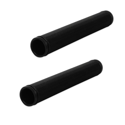 7" Snowmobile Handlebar Grips Compatible with 7/8'' Handlebars-Cat Polaris Skidoo Ultra Tacky Diamond Grip Surface is Soft and Comfortable - color: Black