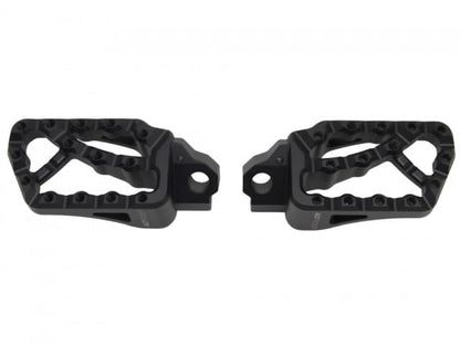 AltRider Adventure X Foot Pegs Compatible With BMW R 1200/1250 / 1300 GS/GSA - Heavy Duty Design - Boot Friendly, High Traction Cleats for Stability & Grip - Adjustable Camber & Height - Black - color: Black, size: Adventure X (56mm x 95mm)