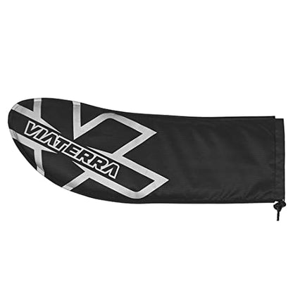 ViaTerra Motorcycle Helmet Visor Sleeve - Scratch-Free Soft Fleece Face Shield Bag - Universal Fit for Street & ADV Helmets - Secure Storage Pouch