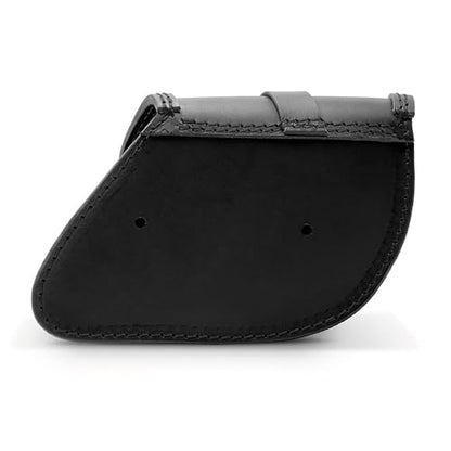 Leather Swingarm Bag Compatible with all 2015-2024 Scout and Scout Bobber, 2025-2026 Scout 101, 2025-2026 Scout Classic, 2025-2026 Sport scout, 2025-2026 Super Scout (Black stitches) - color: Black stitches