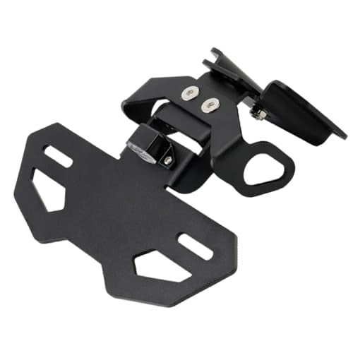 MACHSWON Motorcycle Number License Plate Bracket LED Light, Compatible with Yamaha MT-07 2014-2024, FZ-07 2014-2020, YZF-R7 2021-2025, 1 Set