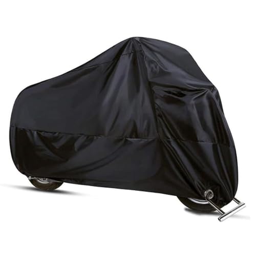 Motorcycle Cover for Honda NT1100 NT 1100, Heavy Duty Outdoor Waterproof Motorbike Rain Storage Shelter with Lock Holes Anti-UV Dustproof Breathable Black,XXL - size: XX-Large