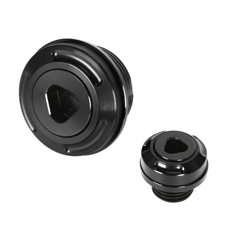Monkey Engine Crankcase Cover Plugs Compatible with Monkey 125 GROM CT125 DAX 125 CNC Motorcycle Accessories Crankcase Hole Plug (Black) - color: Black3