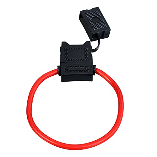 LFH8MAXI-1 Loop Maxi Fuse Holder with Cover Without Fuse 8 Gauge 1 Pack