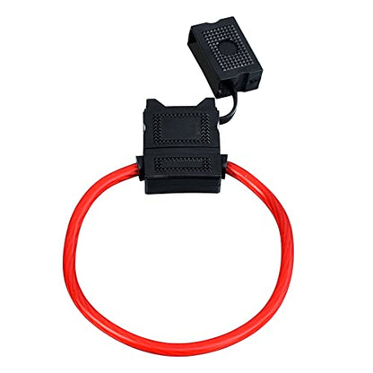 LFH8MAXI-1 Loop Maxi Fuse Holder with Cover Without Fuse 8 Gauge 1 Pack