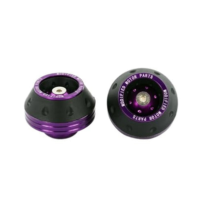 Universal Motorcycle Wheel Protection Crash Pad Motorbike Crash Protectors(2Pcs Purple) - color: 2Pcs Purple