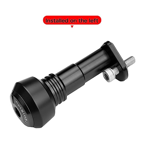 Motorcycle Falling Protection Frame Sliders Fairing Guard Anti Crash Pad Protector Compatible With BMW G310R, G310GS (2017-2025) ; G310 R, GS 17-18-19-20-21-22-23-24-25 (Black) - color: Black
