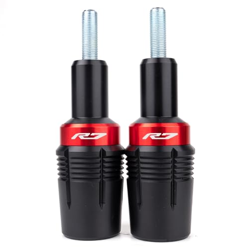 MOWOK Frame Sliders for Yamaha R7 YZFR7 2021 2022 2023 2024 2025 Motorcycle Accessories Crash Protection pad Bobbins Pad Falling Protector Frame Sliders YZF-R7 (Red) - color: Red