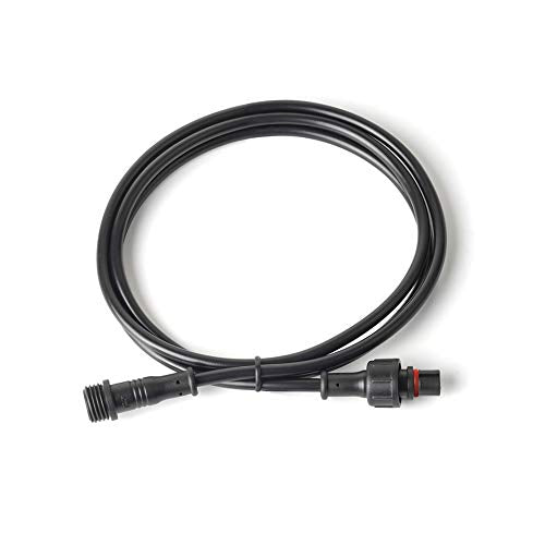 BTF-LIGHTING 5PCS 3.28ft 1meter 2 Pin 0.32mm²/22AWG IP65 Extension Cable Wire with Male and Female Connectors at Both Ends for Single Color 5630 5730 5050 etc LED Strip 15mm nut Small Size - color: 3.28ft Small Size, size: 2 PIN