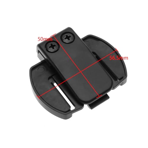 ECSiNG 2pcs Motorcycle Helmet Bluetooth Headset Intercom Bracket Bluetooth Intercom Host Bracket Mounting Clip Compatible with V6 V4 Series Motorcycle Intercom
