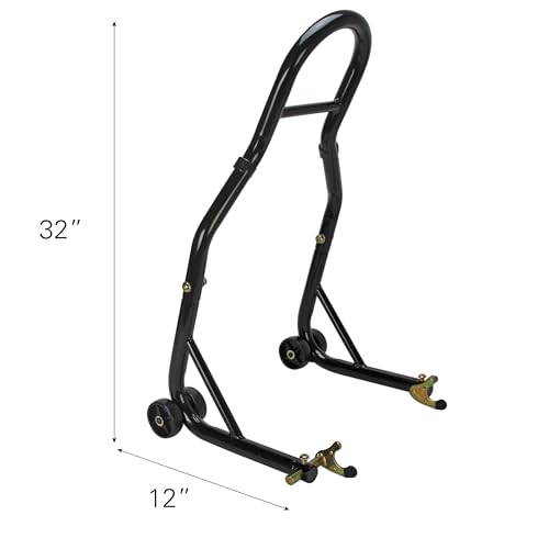 Extreme Max 5600.3211 Sport Bike Motorcycle Front & Rear Spool-Style Lift Stand - Fits Most Yamaha, Honda, Kawasaki, Suzuki, Ducati, BMW
