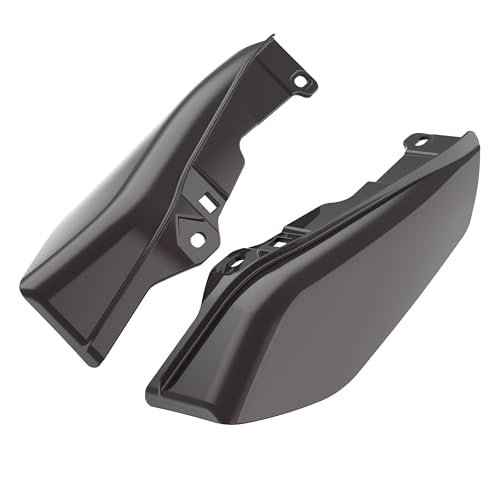 Mid Frame Air Deflectors Heat Shield Fit for Harley Touring 2009-2026 Black Forest - color: Black Forest