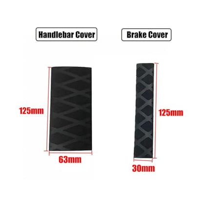 Motorcycle Heat Shrinkable Non-Slip Handle Rubber Sleeve Handlebar Covers for BM&W R1250GS R1200GS LC ADV F750GS F850GS F900R Handlebars Grips - color: Handlebar-Black
