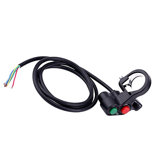 Handlebar Switch, Motorcycle Turn Switch Headlight Turn Light Horn On Off Push Button Motorcycle Handlebar Switch for Motorcycle with 22mm/(7/8inch) Handlebar