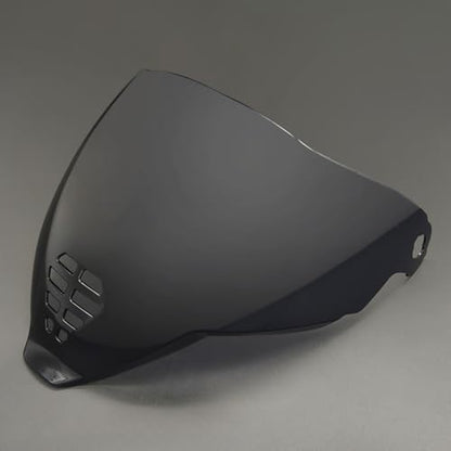 YMTSGEA Airflite Helmet Visor Replacement for IC-06.Motorcycle Helmet Shield UV Protection Compatible with Airflite IC-06 (Deep Black) - color: Deep Black