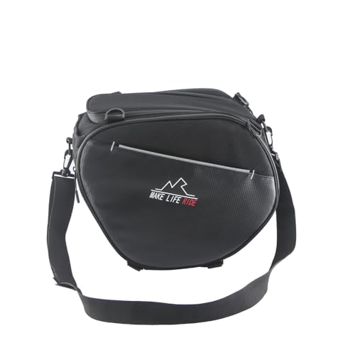 For BMW Aprilia Yamaha Honda KYMCO SYM Scooter Tank Shoulder Saddlebag Storage Bag Rider Luggage Glove Helmet Toolbag (Large) - size: Large