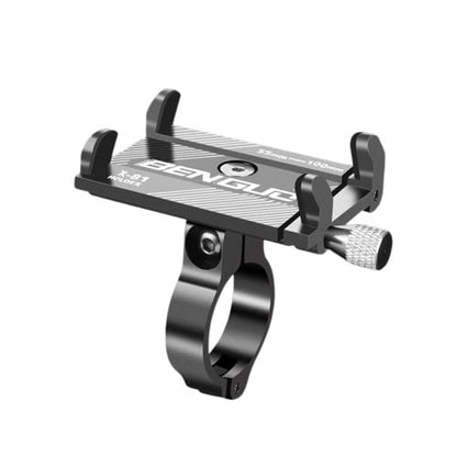Aluminum Motorcycle Bike Bicycle Holder Mount Handlebar for Cell Phone GPS US (Silver) - color: Silver