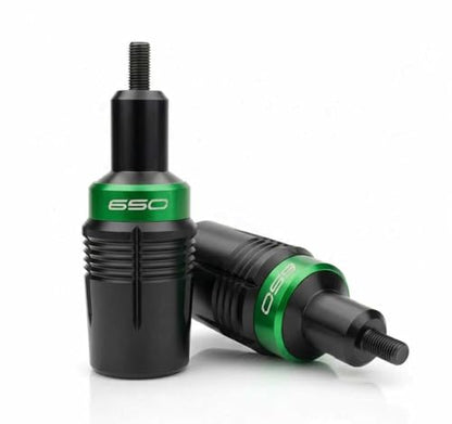 Frame Sliders Crash Protector for Kawasaki Ninja 650 KRT EX650 Z650 Z650RS 2017-2025 (Type A Green)