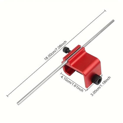 Motorcycle Chain Oiler 2sets Motorcycle Chain Alignment Tool Quick Precise Sprocket Adjustment(Red) - color: Red