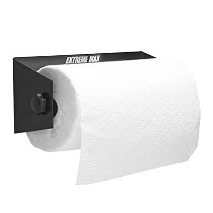 Extreme Max 5001.6131 Aluminum Wall-Mount Paper Towel Holder for Enclosed Trailer, Shop, Garage, Storage - Black