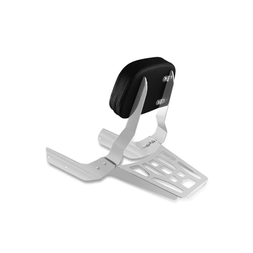 Sissy Bar Luggage Rack for Honda VTX 1300/1800 N/R/S Models | Motorcycle Passenger Backrest for Honda VTX1300 2003-2006 VTX1800 2002-2008 (Chrome) - size: Chrome 1 & Rack
