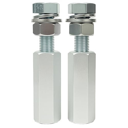 Universal Silver 1/4'' Quick Release Flag Pole Holder-2 Pack | Whip Dune Flag Mount, for Motocross, UTV, ATV, Motorcycle, Boat, Off Road, Aluminum and Steel Material - color: Silver
