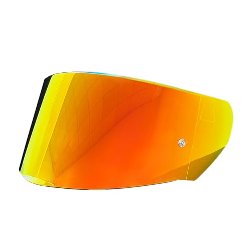 Assault Helmet Visor,Motorcycle Helmet Shield Replacement UV Protection Windshield Compatible With Assault,Stream,Rapid,Storm,FF320,FF328,FF353,FF800(Revo Deep Red) - color: Revo Deep Red